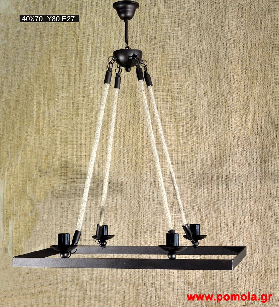 176 Φωτιστικα Rope and Metal