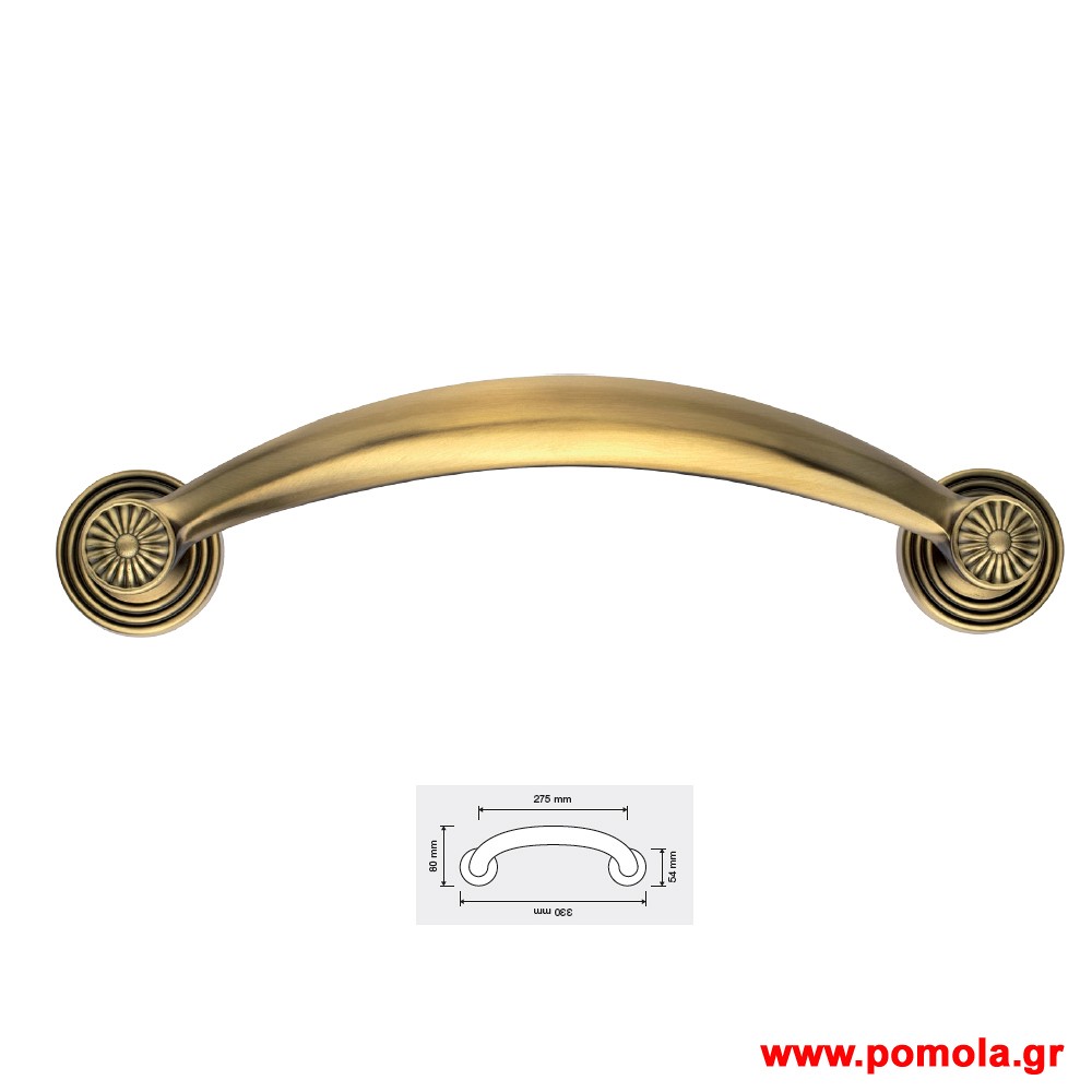 585 Λαβη Εξωπορτας Ιταλιας GOLD