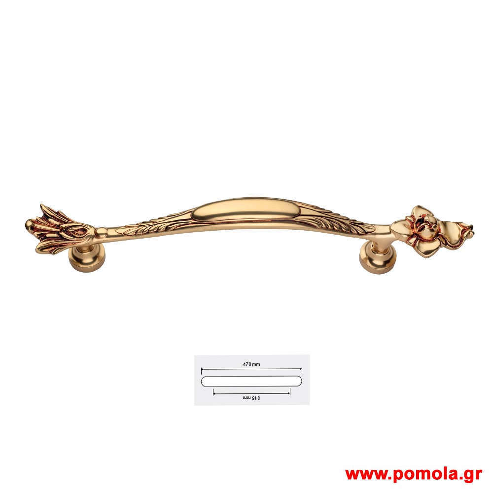 668 Λαβη Εξωπορτας Ιταλιας GOLD