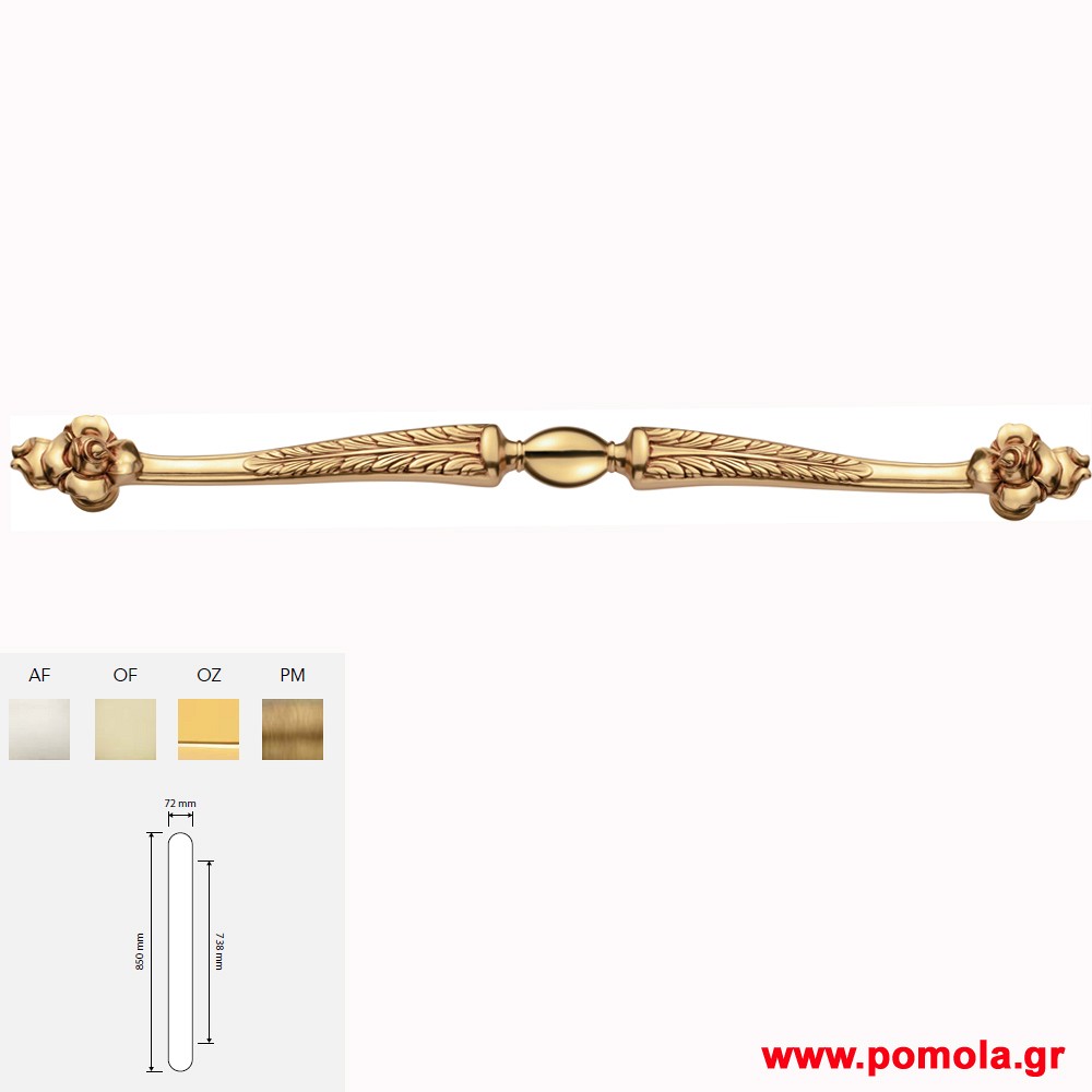 1123 Λαβη Εξωπορτας Ιταλιας GOLD