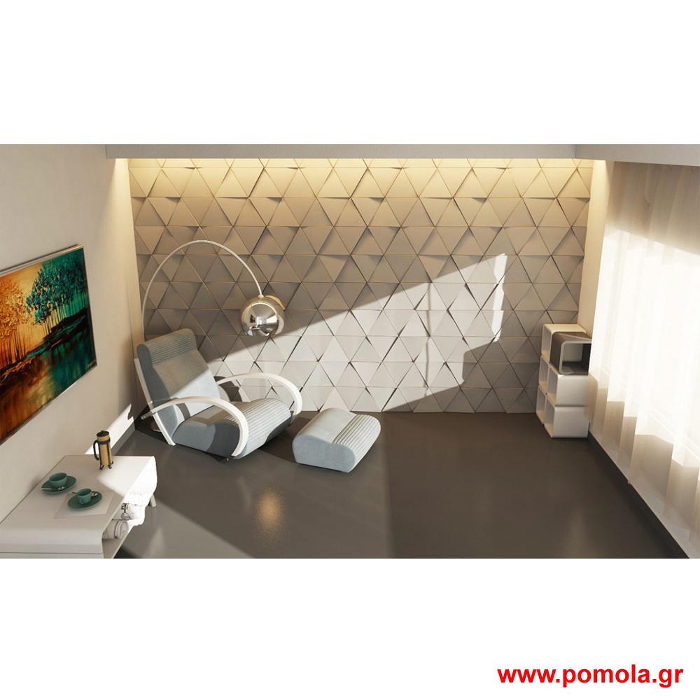 009  Διακοσμηση με πανελ απο τσιμεντο μπετον