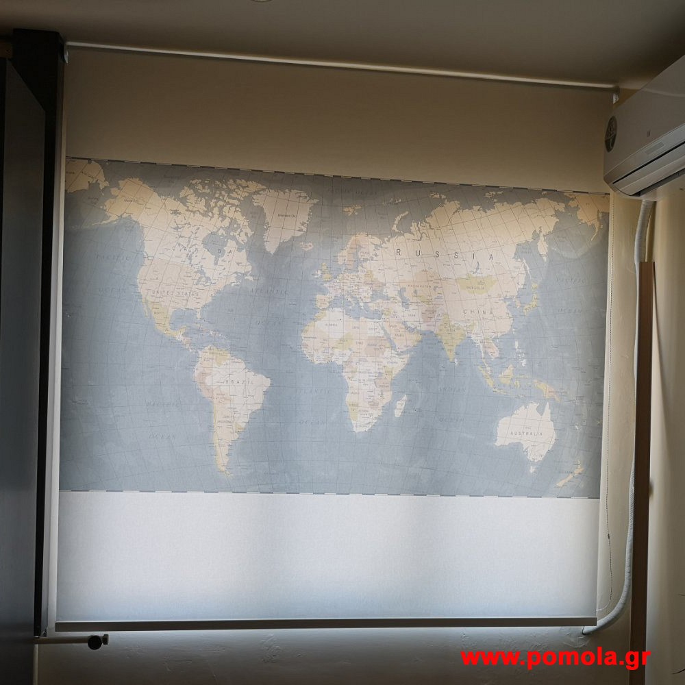 737 Τοποθετηση Σκιασης με ψηφιακη εκτυπωση