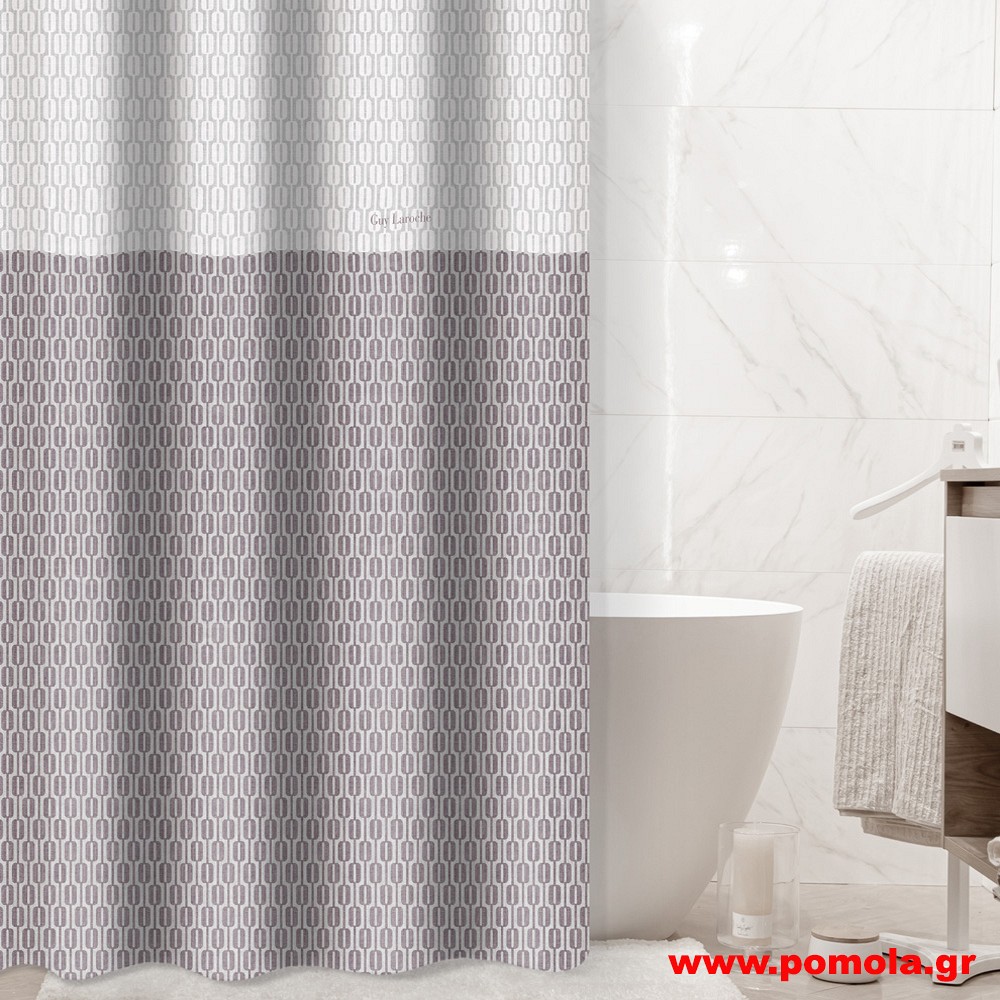 1110 Κουρτίνα μπάνιου με 2,40 πλάτος  Χ 1,85 ύψος AMETHYST