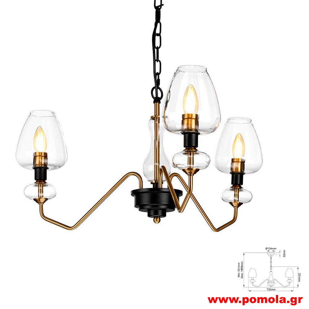 888 Φωτιστικά εσωτερικού χώρου ΚΛΑΣΣΙΚΑ ΚΑΙ VINTAGE Β