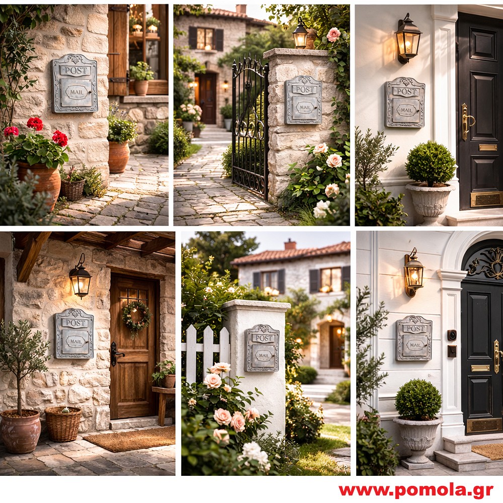 011 Γραμματοκιβώτιο vintage Χειροποίητο κλασσικό