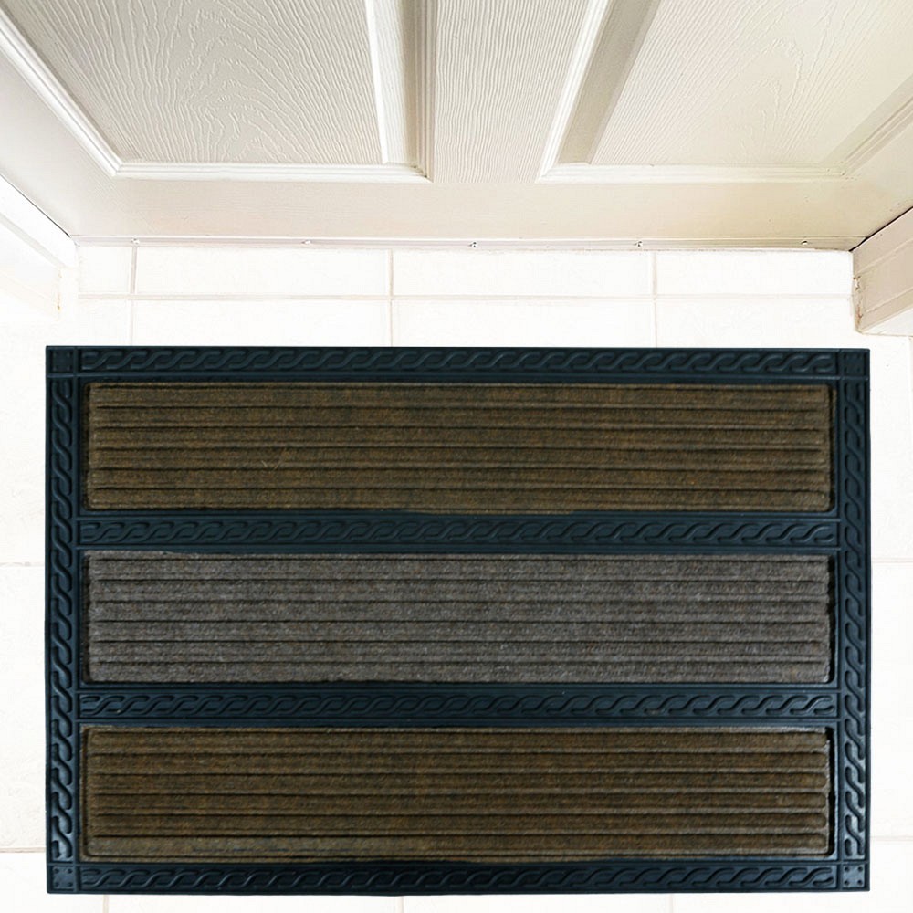 ΠΑΤΑΚΙ ΕΙΣΟΔΟΥ TRICOLOR ΓΚΡΙ-ΜΠΕΖ 40x60