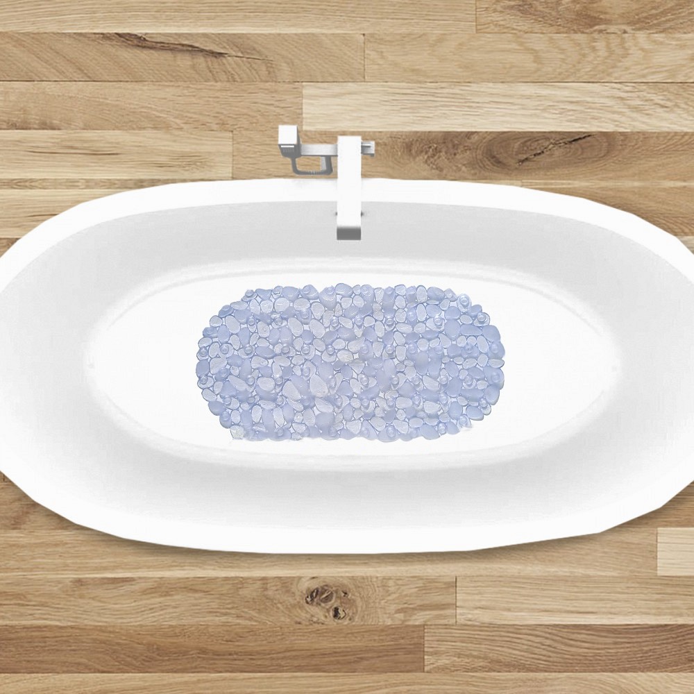 ΠΑΤΑΚΙ ΜΠΑΝΙΟΥ BUBBLES ΔΙΑΦΑΝΟ ΑΝΤΙΟΛΙΣΘΗΤΙΚΟ 35Χ76