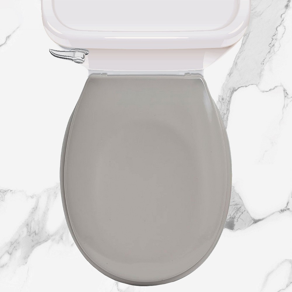 ΚΑΠΑΚΙ WC SL8268 ΓΚΡΙ 36X43CM SOFT CLOSE