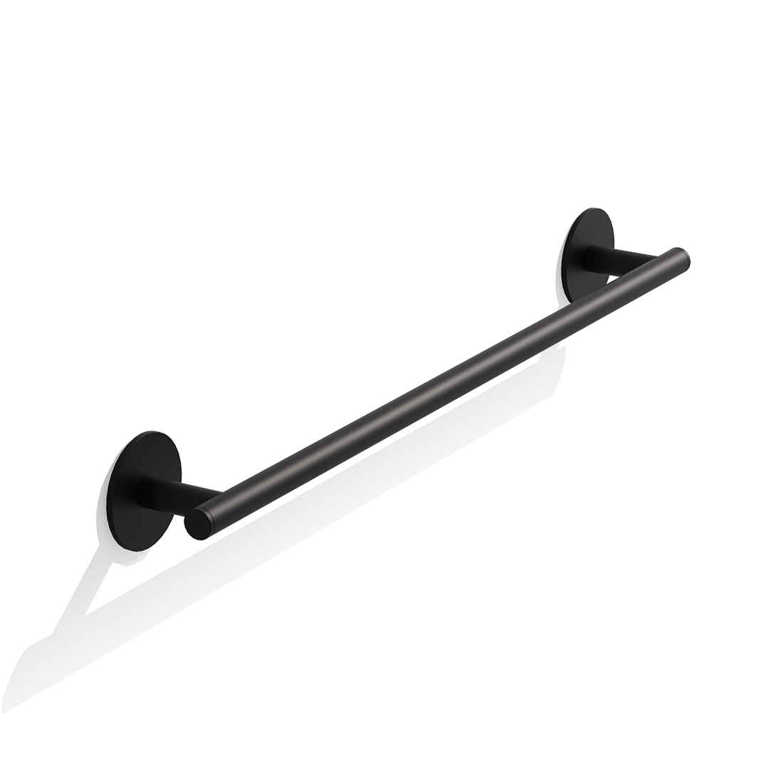BA SK HTE50    BASIC Towel rail - Black matt - Self-adhesive
