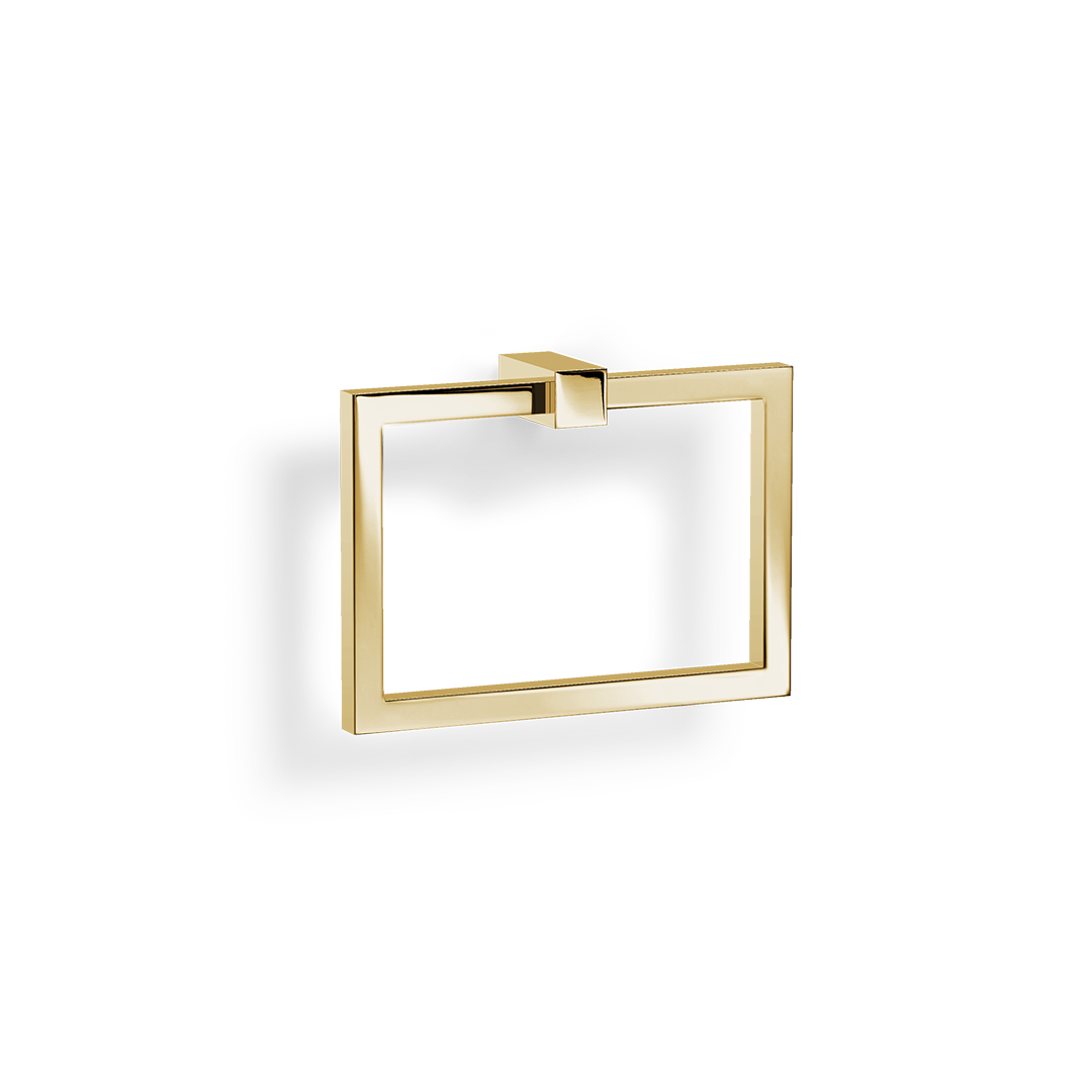 CO HTR N CORNER Towel ring - Gold 24 Carat