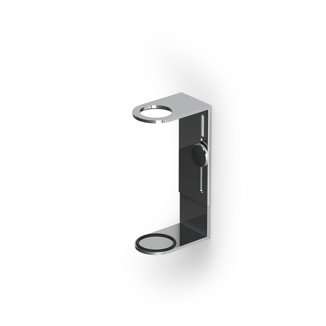 PORTER    Wall holder for dispenser bottles Chrome