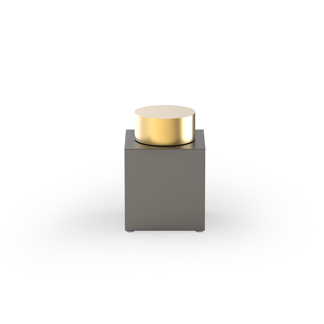 DW 3655 N Multi-purpose box with lid Dark Metal Matt / Gold matt 24 Carat