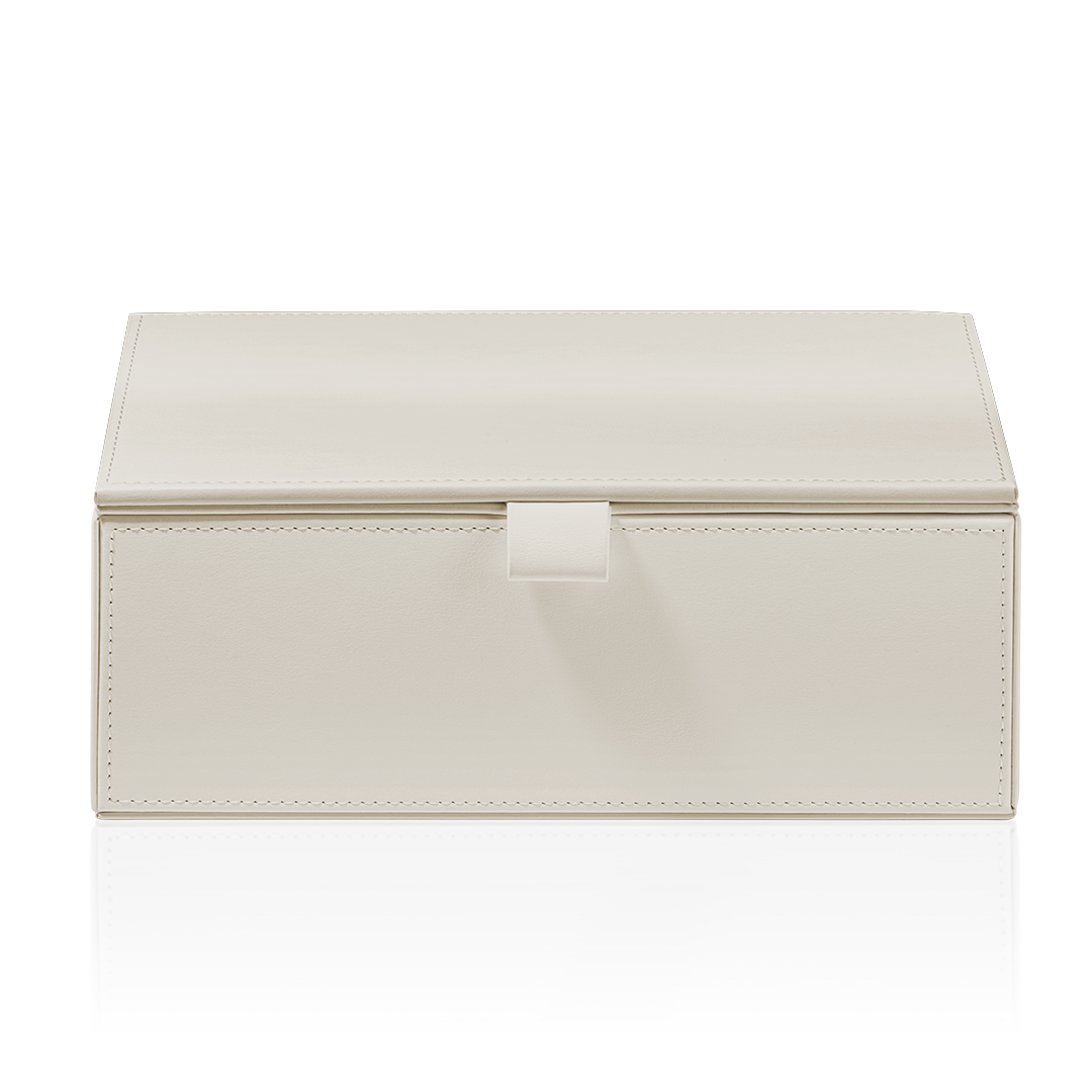 BROWNIE BMD2   Utensil box big with cover Artificial leather Sand