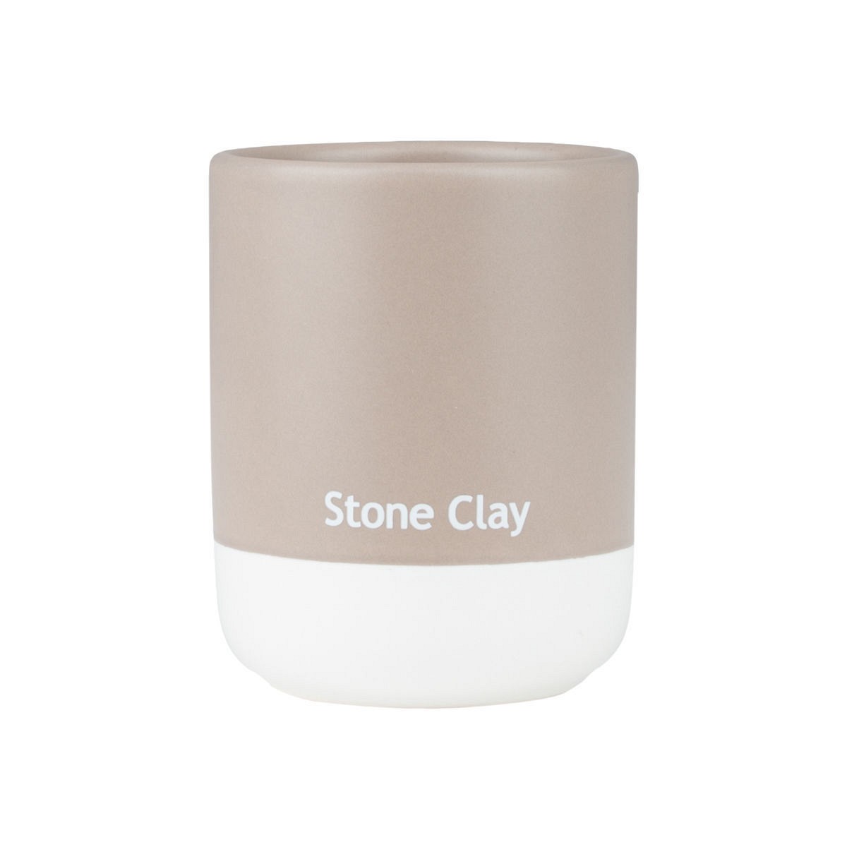 ESTIA ΠΟΤΗΡΑΚΙ ΜΠΑΝΙΟΥ TONE LAB ΚΕΡΑΜΙΚΟ STONECLAY