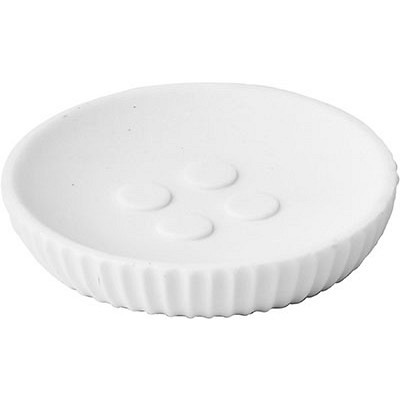 Σαπουνοθήκη Polyresin λευκή