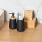 ESTIA ΠΟΤΗΡΑΚΙ ΜΠΑΝΙΟΥ BAMBOO ESSENTIALS ΠΟΡΣΕΛΑΝΗΣ ΜΑΥΡΟ