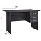 ΓΡΑΦΕΙΟ ΜΕΛΑΜΙΝΗΣ HAYDEN 120x60x75Υεκ.ΜΕ 3 ΣΥΡΤΑΡΙΑ ΣΕ ΑΝΘΡΑΚΙ ΧΡΩΜΑ HM2268.01