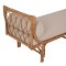 ΚΑΝΑΠΕΣ ΕΞΩΤΕΡΙΚΟΥ ΧΩΡΟΥ CHARMELLA HM9659 ΦΥΣΙΚΟ RATTAN-ΜΠΕΖ ΜΑΞΙΛΑΡΙΑ 187x69x76Yεκ.
