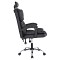 ΚΑΡΕΚΛΑ ΓΡΑΦΕΙΟΥ OCTAVIUS HM1202 ΜΑΥΡΟ PVC & NYLON-ΜΕΤΑΛ.ΧΡΩΜΙΟ ΒΑΣΗ 63x73x129Υεκ