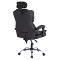 ΚΑΡΕΚΛΑ ΓΡΑΦΕΙΟΥ OCTAVIUS HM1202 ΜΑΥΡΟ PVC & NYLON-ΜΕΤΑΛ.ΧΡΩΜΙΟ ΒΑΣΗ 63x73x129Υεκ