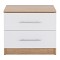 ΚΟΜΟΔΙΝΟ ΜΕΛΑΜΙΝΗΣ HM2220.06 SONAMA - ΛΕΥΚΟ 48x40,5x41,5 εκ.