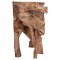 ΚΟΝΣΟΛΑ GRIMAL HM18298 ΞΥΛΟ ΤΕΑΚ (ΡΙΖΑ)--ΦΥΣΙΚΟ 125x46x80Υεκ.