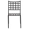 ΜΕΤΑΛΛΙΚΗ ΚΑΡΕΚΛΑ EMERY HM5509 ΣΕ ΜΑΥΡΗ ΑΠΟΧΡΩΣΗ 46x58x88  cm