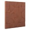 ΠΙΝΑΚΑΣ ΤΕΤΡΑΓΩΝΟΣ ΣΕΙΡΑ SANTORINI HM4524 MDF ΣΕ ΚΑΦΕ ΧΡΩΜΑ 80x5(πάχος)x80Υεκ.