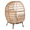 ΠΟΛΥΘΡΟΝΑ ΦΩΛΙΑ MIAMI 2 ΑΤΟΜΩΝ ΤΥΠΟΥ RATTAN HM5870.01 130x80x157Υ εκ.