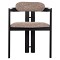 ΠΟΛΥΘΡΟΝΑ ΤΡΑΠΕΖΑΡΙΑΣ KALL HM18247.02 ΚΑΦΕ ΥΦΑΣΜΑ--PLYWOOD ΣΕ ΜΑΥΡΟ 56x45x73Υεκ