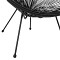 ΣΕΤ ΕΞΩΤΕΡΙΚΟΥ ΧΩΡΟΥ 3ΤΜΧ ACAPULCO HM21101 P.E.RATTAN-ΜΕΤΑΛΛΟ ΣΕ ΜΑΥΡΟ