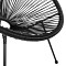ΣΕΤ ΕΞΩΤΕΡΙΚΟΥ ΧΩΡΟΥ 3ΤΜΧ ACAPULCO HM21101 P.E.RATTAN-ΜΕΤΑΛΛΟ ΣΕ ΜΑΥΡΟ