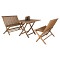 ΣΕΤ ΤΡΑΠΕΖΑΡΙΑΣ ΕΞΩΤ. ΧΩΡΟΥ 3ΤΜΧ KENDALL HM11952 ΜΑΣΙΦ ΞΥΛΟ TEAK ΦΥΣΙΚΟ