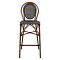 ΣΚΑΜΠΟ ΑΛΟΥΜΙΝΙΟΥ AZARIA HM5059 BAMBOO LOOK ΚΑΦΕ ΜΕ TEXTLINE 44x52x115Υεκ