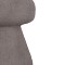 ΣΚΑΜΠΟ ΣΤΡΟΓΓΥΛΟ INTERON HM18171.03 FIBER CEMENT ΣΕ ΓΚΡΙ--Φ34x39Υεκ.