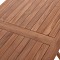 ΤΡΑΠΕΖΙ ΠΤΥΣΣΟΜΕΝΟ ΟΡΘΟΓΩΝΙΟ ERIS HM18117 ΞΥΛΟ TEAK--ΦΥΣΙΚΟ 120x70x76Υεκ.