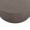 ΤΡΑΠΕΖΙ ΣΑΛΟΝΙΟΥ ΣΤΡΟΓΓΥΛΟ ALLAN HM18162.03 FIBER CEMENT ΣΕ ΓΚΡΙ--Φ92x49Υεκ.