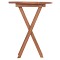 ΤΡΑΠΕΖΙ ΣΚΗΝΟΘΕΤΗ ΣΤΡΟΓΓΥΛΟ ERIS HM18119 ΞΥΛΟ TEAK--ΦΥΣΙΚΟ Φ60x75Υεκ.