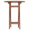 ΤΡΑΠΕΖΙ ΣΚΗΝΟΘΕΤΗ ΣΤΡΟΓΓΥΛΟ ERIS HM18119 ΞΥΛΟ TEAK--ΦΥΣΙΚΟ Φ60x75Υεκ.