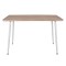 ΤΡΑΠΕΖΙ ΤΡΑΠΕΖΑΡΙΑΣ PALOMA HM8334.02, 120X70X76,5- SONOMA, ΛΕΥΚΑ ΠΟΔΙΑ