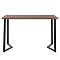 ΤΡΑΠΕΖΙ ΤΡΑΠΕΖΑΡΙΑΣ JAY HM9531 MDF ΚΑΡΥΔΙ-ΜΑΥΡA ΜΕΤΑΛΛΙΚΑ ΠΟΔΙΑ 120x70x76Υεκ.