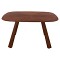 ΤΡΑΠΕΖΙ ΤΡΑΠΕΖΑΡΙΑΣ RINER HM9733 MDF ΜΕ ΚΑΠΛΑΜΑ ΚΑΡΥΔΙΑΣ 150x150x75Υ εκ.
