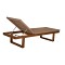 ΞΑΠΛΩΣΤΡΑ PATRON HM5993 TEAK ΞΥΛΟ ΚΑΙ ΣΧΟΙΝΙ VIRO ΣΕ ΠΛΕΞΗ WICKER 191x65x86Yεκ.