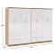 ΝΤΟΥΛΑΠΑ 8ΦΥΛΛΗ BRIANA HM21237.02 ΜΕΛΑΜΙΝΗ SONAMA & ΛΕΥΚΟ 241x42,5Χ180,5Υεκ.