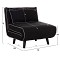 ΠΟΛΥΘΡΟΝΑ ΚΡΕΒΑΤΙ BRAXTON HM8425.03 ΜΑΥΡΟ ΥΦΑΣΜΑ 78x88x78Υεκ.