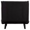 ΠΟΛΥΘΡΟΝΑ ΚΡΕΒΑΤΙ BRAXTON HM8425.03 ΜΑΥΡΟ ΥΦΑΣΜΑ 78x88x78Υεκ.
