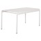 ΤΡΑΠΕΖΙ ΑΛΟΥΜΙΝΙΟΥ RACHEL HM6339.02 ΛΕΥΚΟ 150x80x75Υεκ.