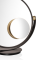 VANITY PLUS 5X    Plug mirror Gold matt 24 Carat 5x magnification