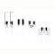 STRAIGHT 8    Toilet paper holder - Chrome with hygienic bin