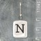Πορσελάνινο γράμμα 1,5εκ. - N
